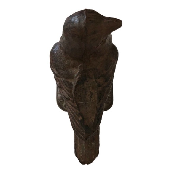 Antique Cast Iron Bird Door Stop Stay Figural Decor Pigeon Dove Bookend Target - Picture 10 of 13